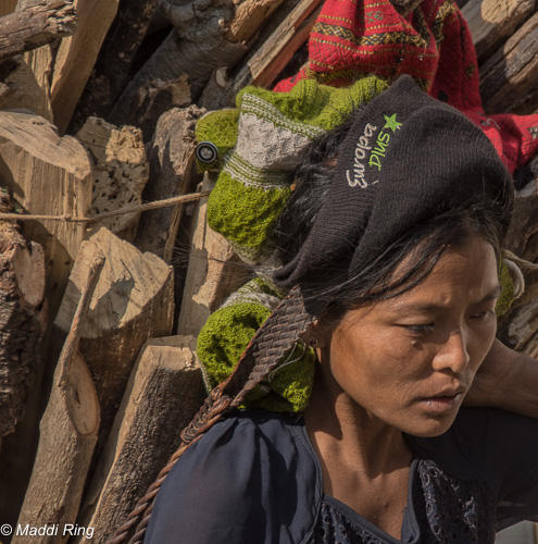 Wood Gathering , Mindet, Myanmar