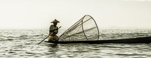 Leg Fisherman - Inle Lake, Myanmar