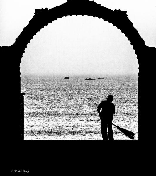 Morning Cleanup - Gopalpur, India