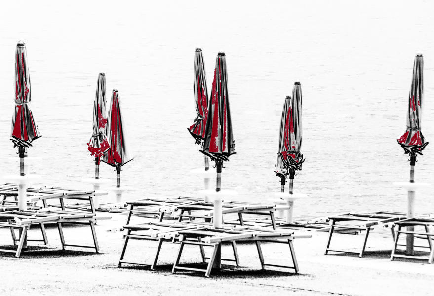 Umbrellas - Opatija, Croatia