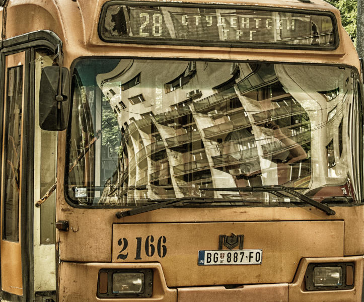 Reflection Tram - Belgrade, Serbia