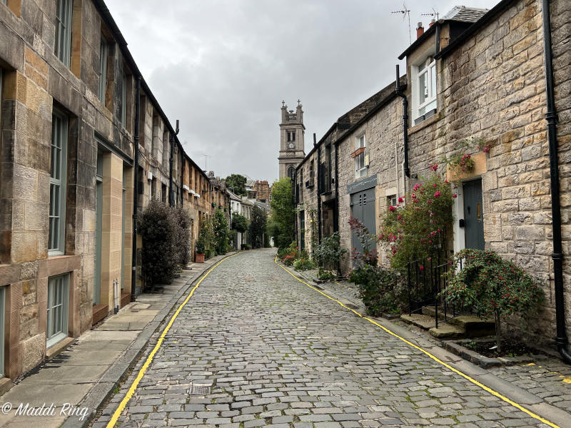 Cobblestone Street - Edinburgh